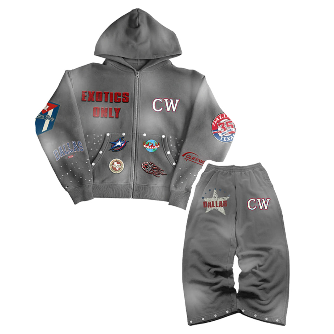 Cliffwoods Dallas Gray Sweatsuit – Shop Cliffwoods