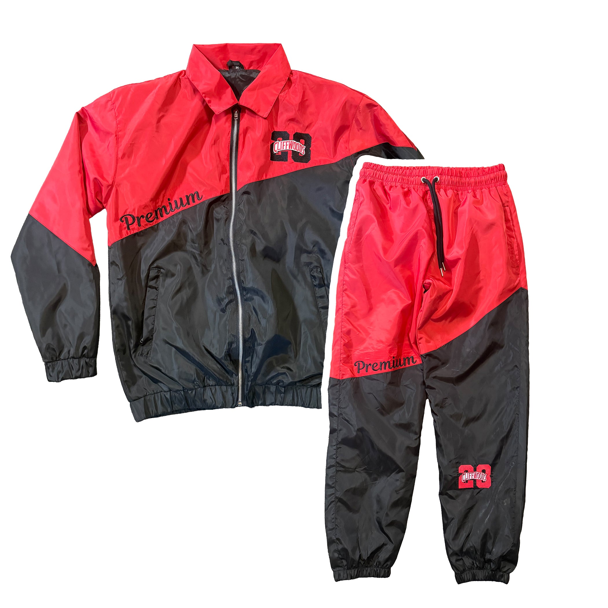 Cliffwoods x 2828 Tracksuit Red/Black